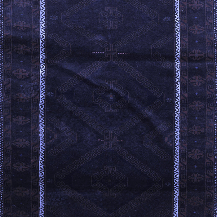 Machine Washable Persian Blue Traditional Rug, wshtr2354blu