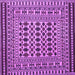 Square Persian Purple Traditional Rug, tr2355pur
