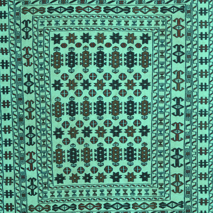 Machine Washable Persian Turquoise Traditional Area Rugs, wshtr2355turq