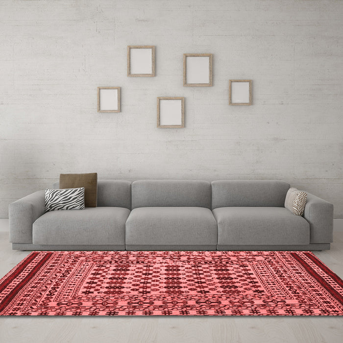 Traditional Red Washable Rugs