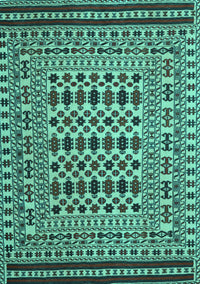 Persian Turquoise Traditional Rug, tr2355turq