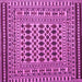 Square Persian Pink Traditional Rug, tr2355pnk