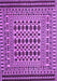 Machine Washable Persian Purple Traditional Area Rugs, wshtr2355pur