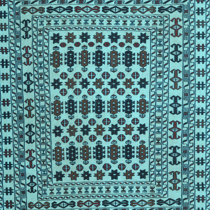 Machine Washable Persian Light Blue Traditional Rug, wshtr2355lblu