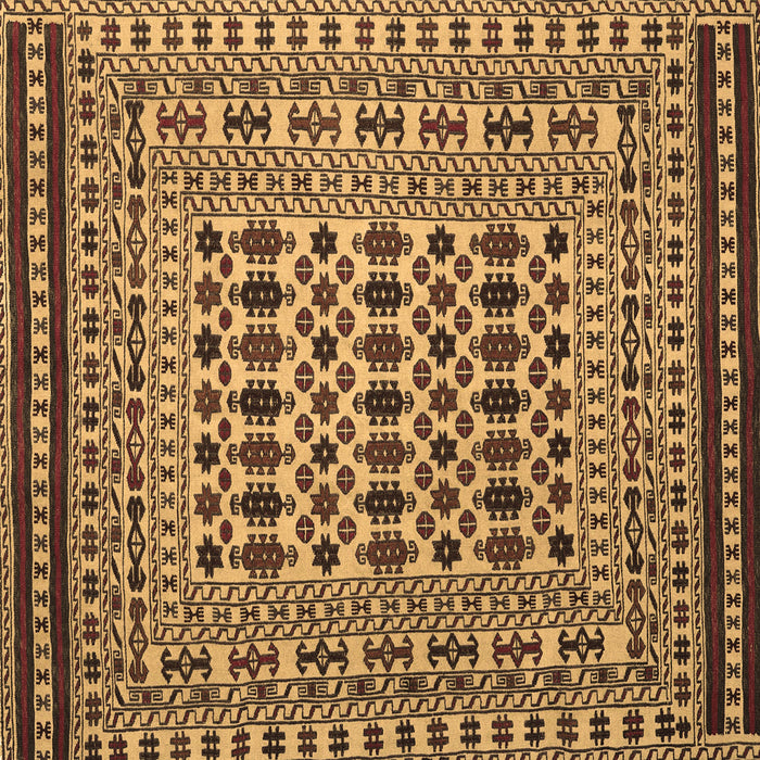 Square Machine Washable Persian Brown Traditional Rug, wshtr2355brn