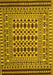 Machine Washable Persian Yellow Traditional Rug, wshtr2355yw