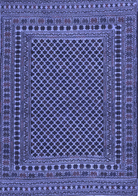 Southwestern Blue Country Rug, tr2356blu