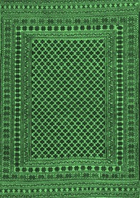 Southwestern Emerald Green Country Rug, tr2356emgrn