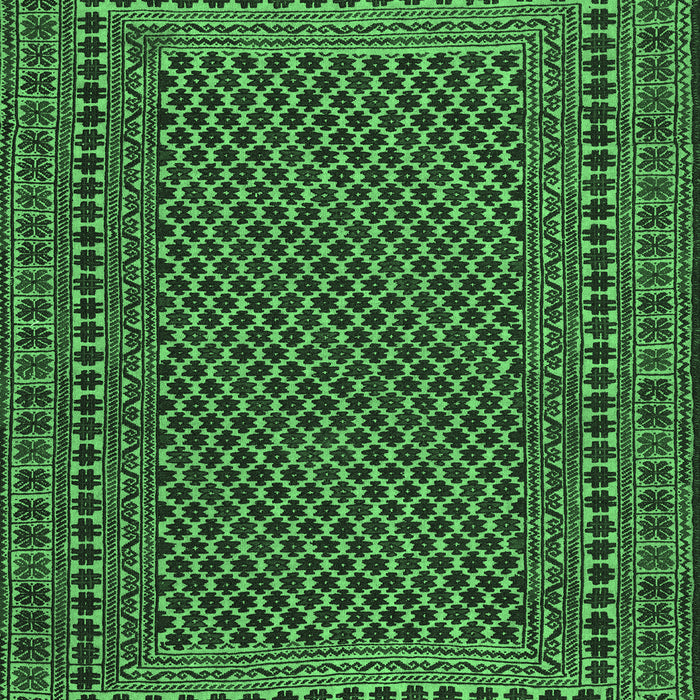 Southwestern Emerald Green Country Rug, tr2356emgrn