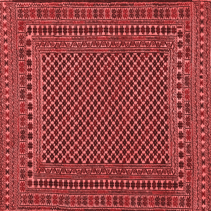 Machine Washable Southwestern Red Country Rug, wshtr2356red