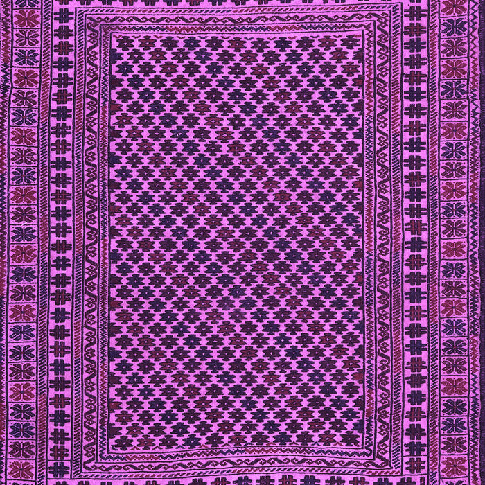 Machine Washable Southwestern Purple Country Area Rugs, wshtr2356pur