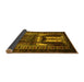 Sideview of Persian Yellow Traditional Rug, tr2357yw