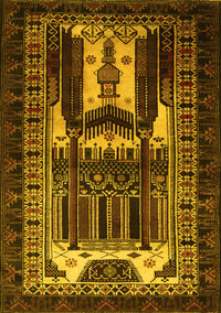 Persian Yellow Traditional Rug, tr2357yw