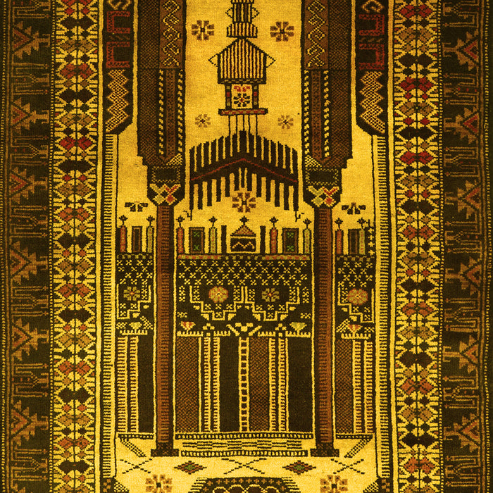Persian Yellow Traditional Rug, tr2357yw