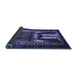 Sideview of Persian Blue Traditional Rug, tr2357blu