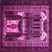 Square Persian Pink Traditional Rug, tr2357pnk