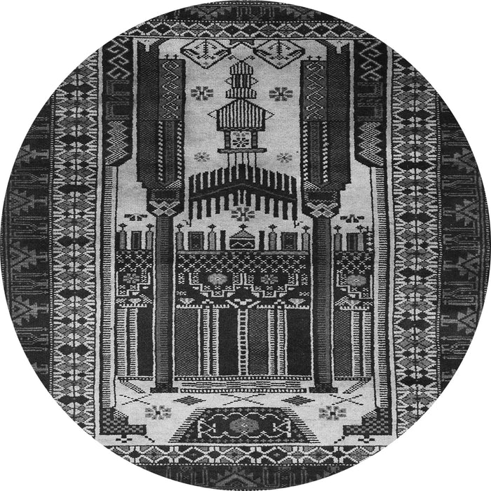 Square Persian Gray Traditional Rug, tr2357gry