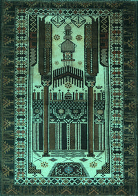 Persian Turquoise Traditional Rug, tr2357turq
