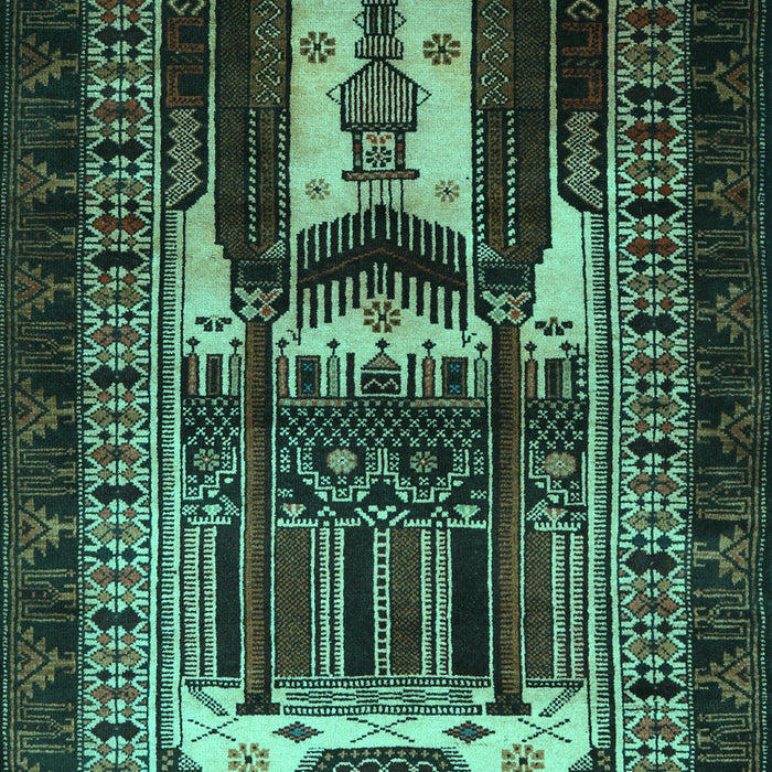 Persian Turquoise Traditional Rug, tr2357turq