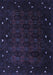 Machine Washable Persian Blue Traditional Rug, wshtr2358blu