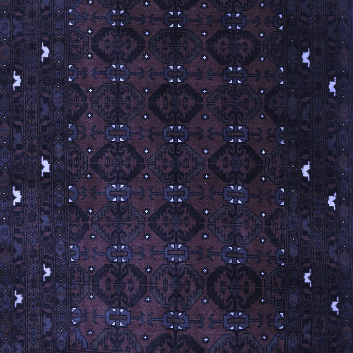 Machine Washable Persian Blue Traditional Rug, wshtr2358blu