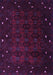 Machine Washable Persian Purple Traditional Area Rugs, wshtr2358pur