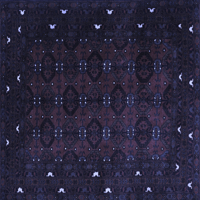 Square Persian Blue Traditional Rug, tr2358blu