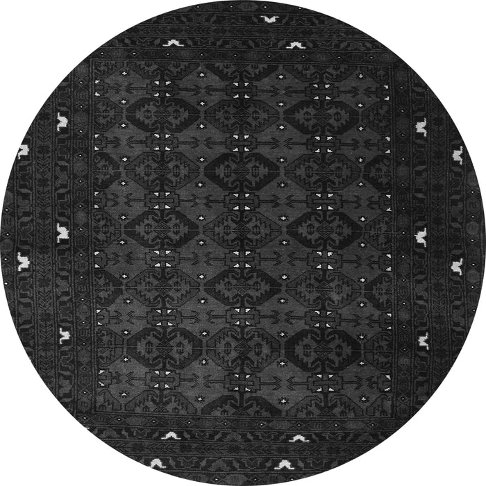 Machine Washable Persian Gray Traditional Rug, wshtr2358gry