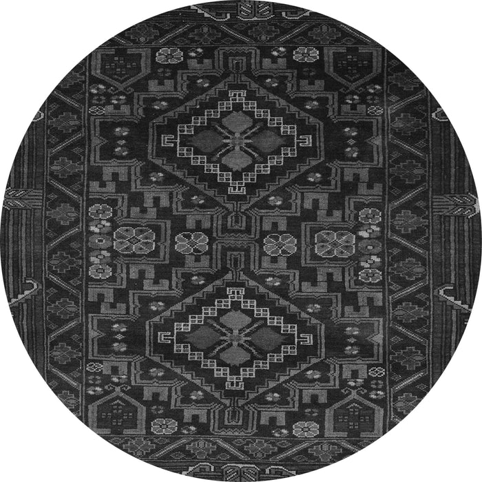 Machine Washable Persian Gray Traditional Rug, wshtr2359gry