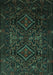 Persian Turquoise Traditional Rug, tr2359turq