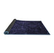 Sideview of Persian Blue Traditional Rug, tr2359blu