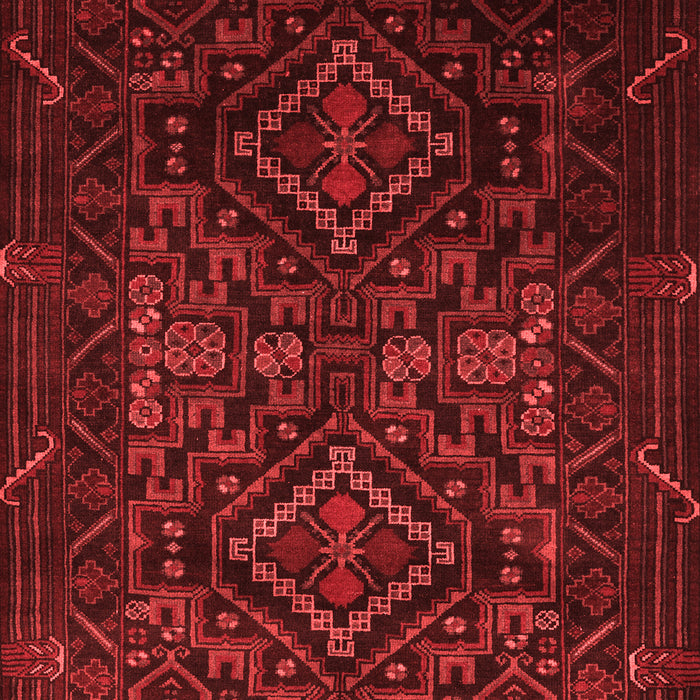 Machine Washable Persian Red Traditional Rug, wshtr2359red