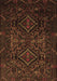 Machine Washable Persian Brown Traditional Rug, wshtr2359brn