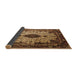 Sideview of Medallion Brown Traditional Rug, tr235brn