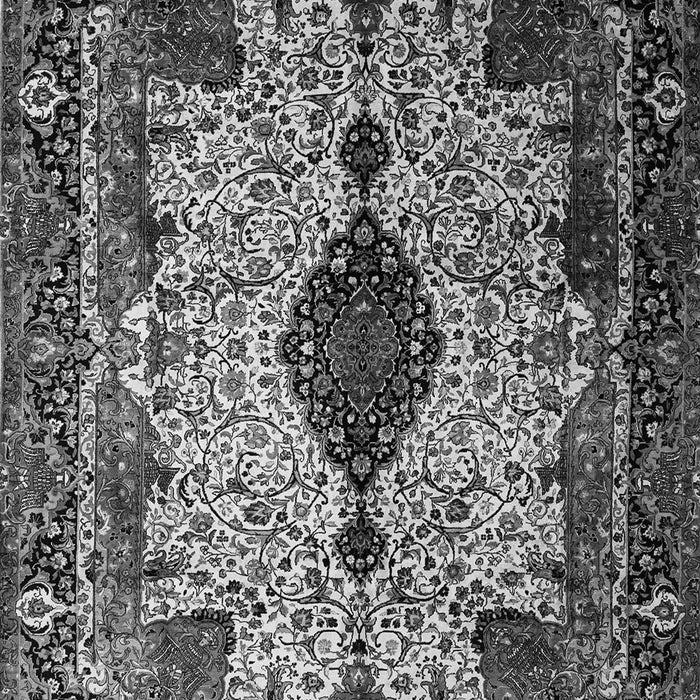 Medallion Gray Traditional Rug, tr235gry