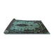 Sideview of Medallion Light Blue Traditional Rug, tr235lblu