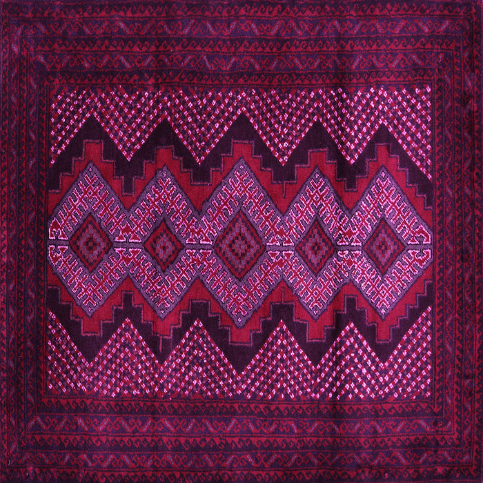 Square Southwestern Pink Country Rug, tr2360pnk