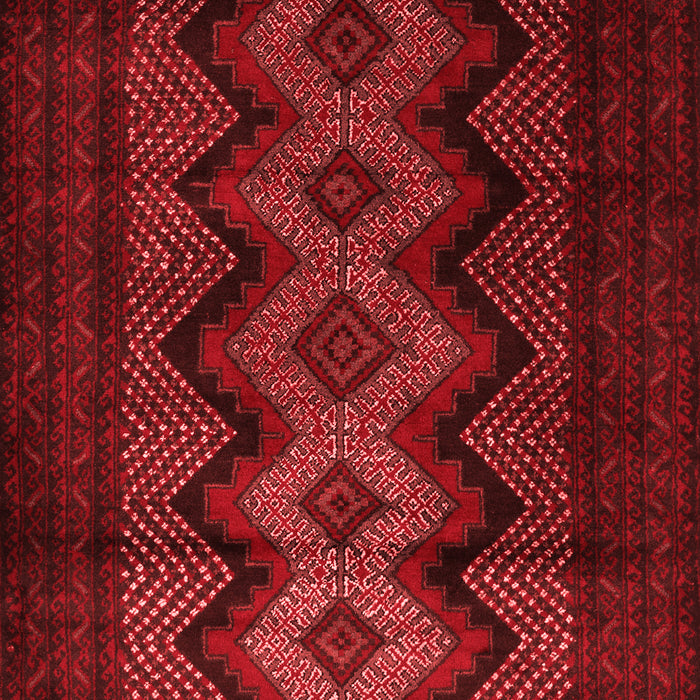 Machine Washable Southwestern Red Country Rug, wshtr2360red