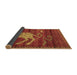 Sideview of Animal Brown Traditional Rug, tr2361brn