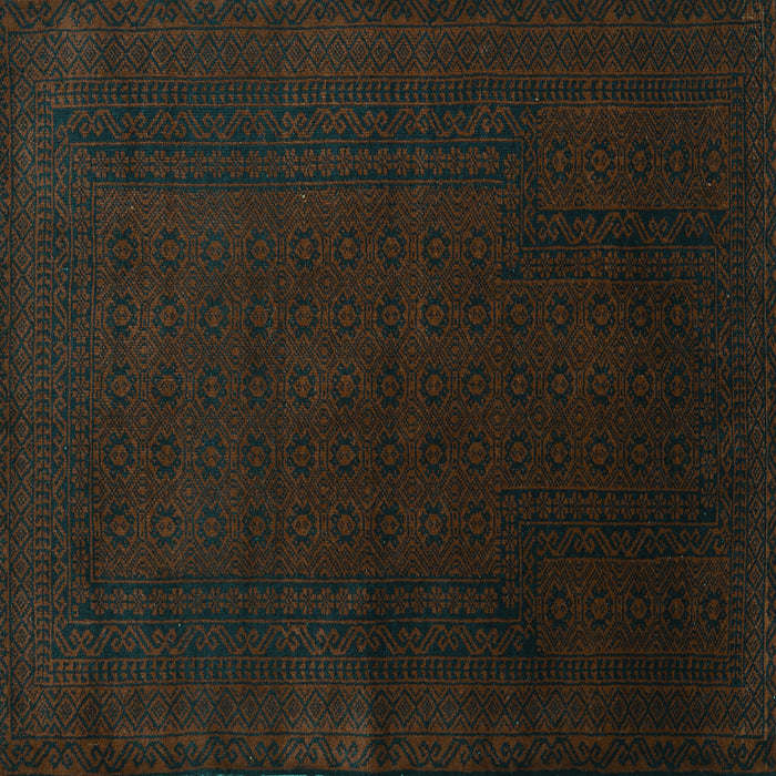 Square Persian Turquoise Traditional Rug, tr2362turq