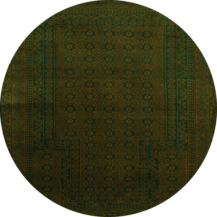 Machine Washable Persian Green Traditional Area Rugs, wshtr2362grn