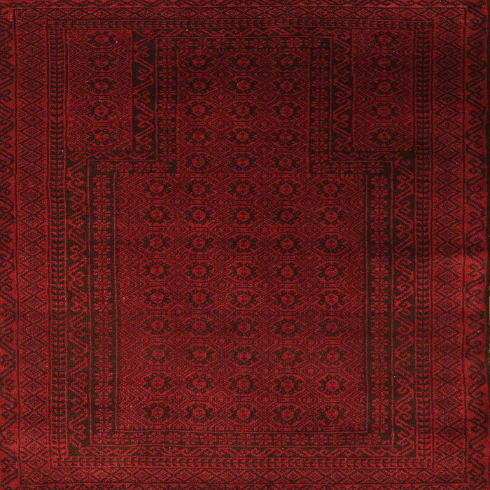 Serging Thickness of Persian Orange Traditional Rug, tr2362org