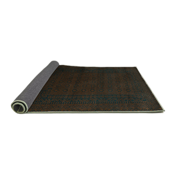 Sideview of Persian Turquoise Traditional Rug, tr2362turq