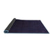 Sideview of Persian Blue Traditional Rug, tr2362blu