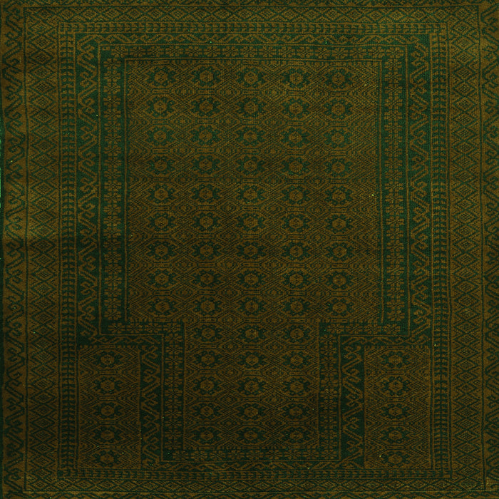 Serging Thickness of Persian Green Traditional Rug, tr2362grn