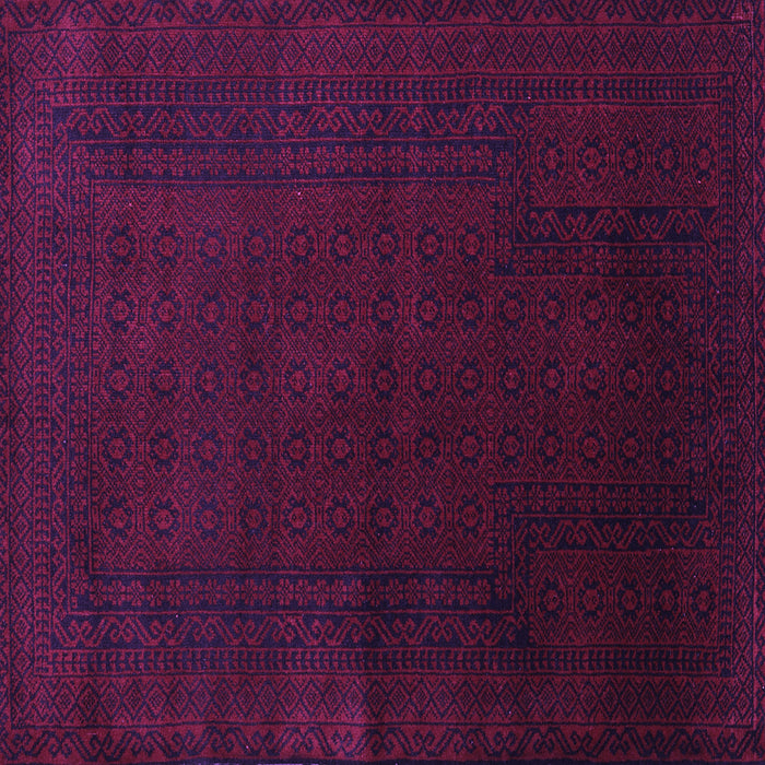 Square Machine Washable Persian Purple Traditional Area Rugs, wshtr2362pur