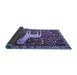 Sideview of Animal Blue Traditional Rug, tr2363blu