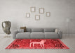 Traditional Red Washable Rugs