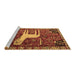 Sideview of Machine Washable Animal Brown Traditional Rug, wshtr2363brn