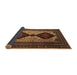 Sideview of Persian Brown Traditional Rug, tr2364brn